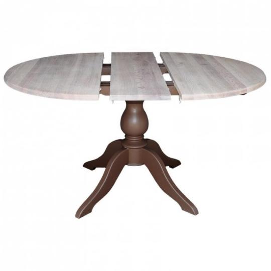 rozsiritelny stredomorsky provensalsky jedalensky stol ovalny kruhovy otvaratelny rustikalny vidiecky centralna noha klasicky provensalsky nabytok taliansky toskansky budapest lacny v akcii masiv lameridiana.jpg